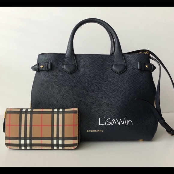 Burberry Handbags - 💯% Authentic Burberry Banner Bag & Wallet 💜
